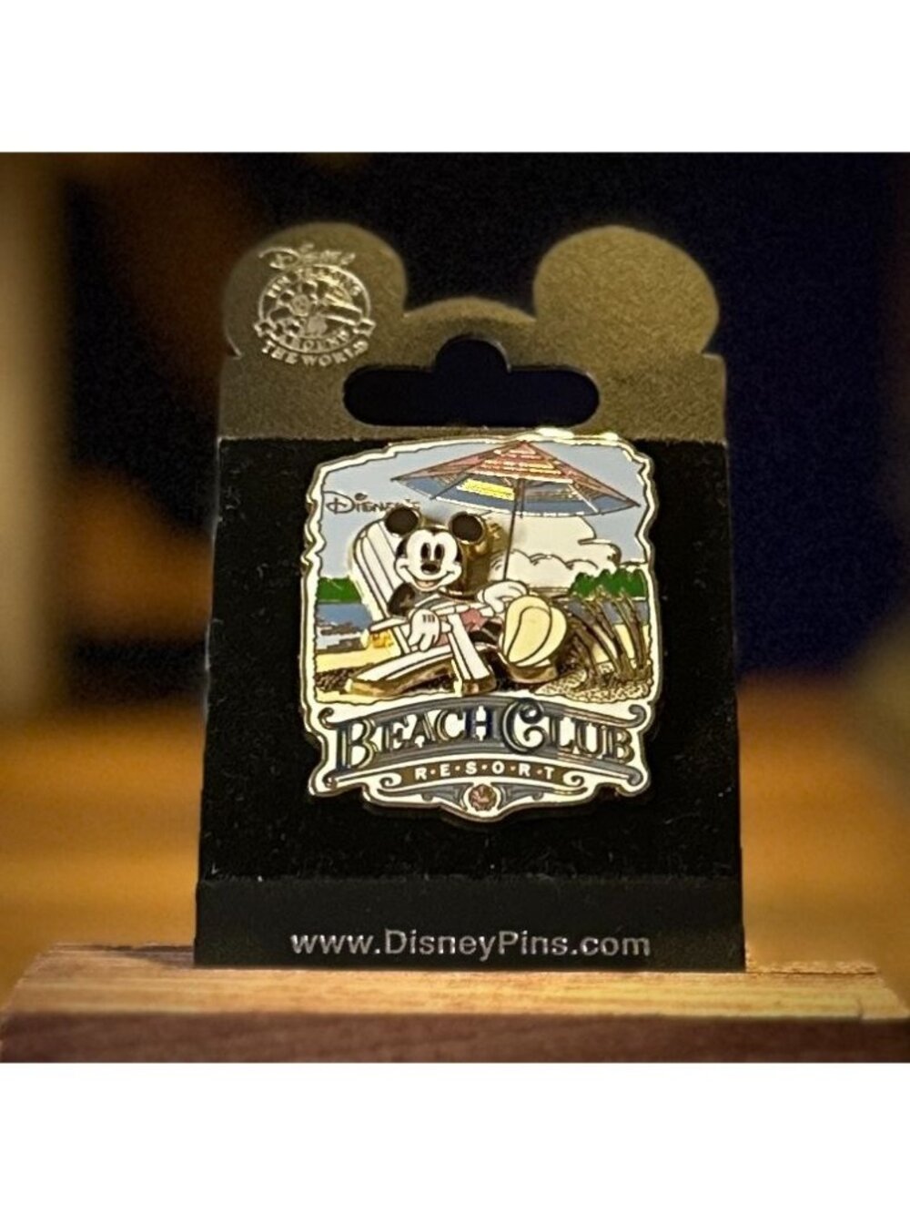 Disney Beach Club AP Enamel Pin Vintage 2006